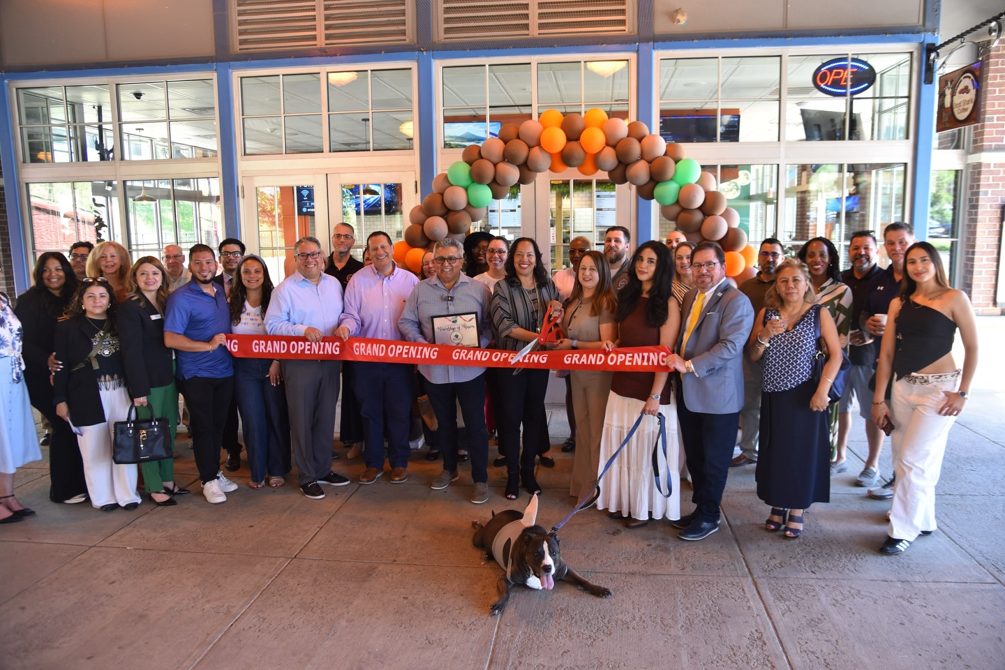 Deaf Shark Coffee grand opening ribbon cutting ceremony