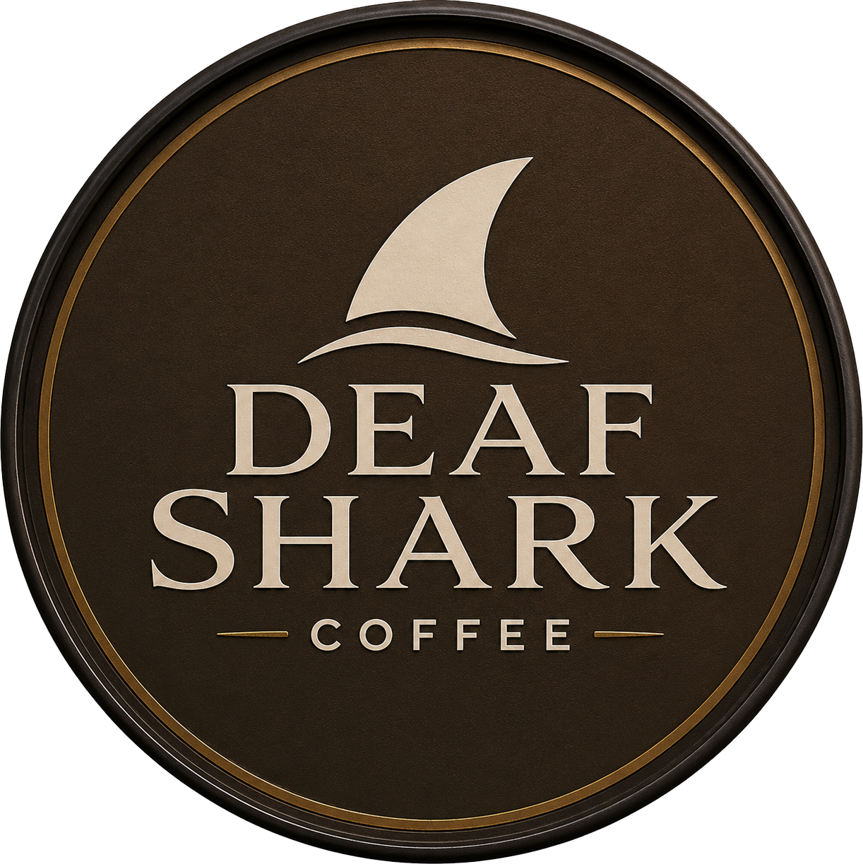 Deaf Shark Coffee — Premium Coffee Beans roaster logo